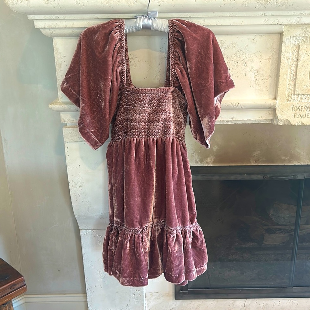 Free people velvet dress